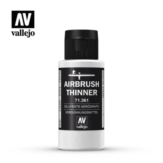 Vallejo " Auxiliaries " 71.361 Airbrush Thinner 60 ml - Rozcieńczalnik do aerografu